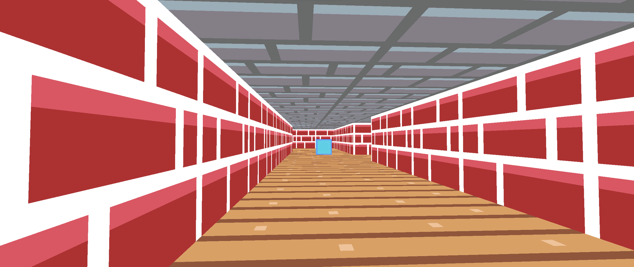 Ce niveau est un labyrinthe en 3D qui reprend le fameux écran de veille de Windows 98.